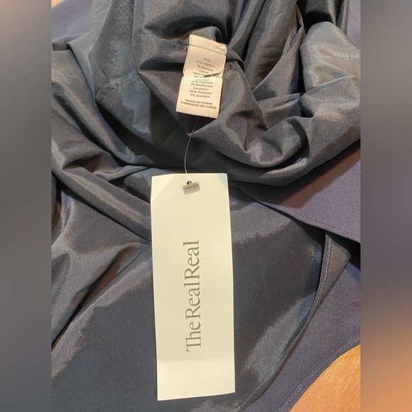 Cinq à Sept Midi McKenna Dress Navy Blue Size 8 - Picture 10 of 14